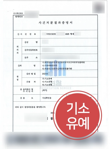 인천법률상담 | 대부업법위반 등 불법채권추심 혐의 의뢰인 도와 기소유예